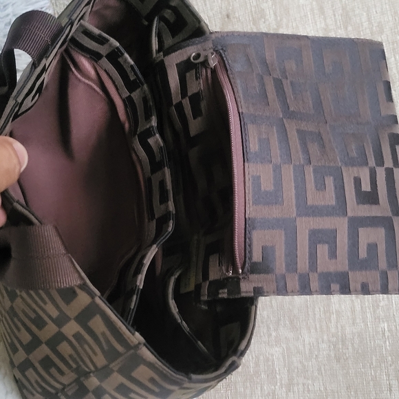 GIVENCHY Hand Bag Canvas Monogram Brown. - Picture 11 of 15
